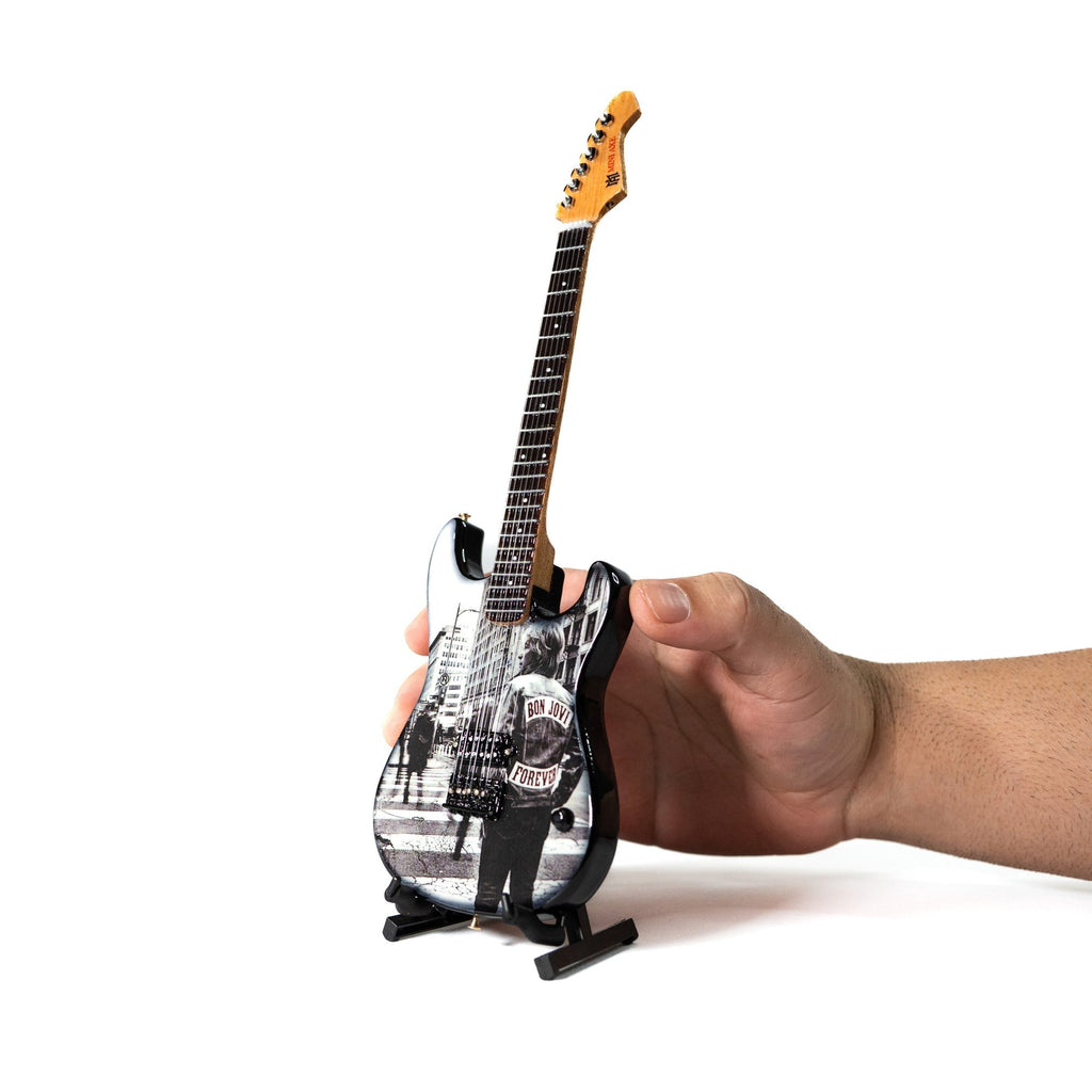 Bon Jovi Forever Album Miniature Guitar The Mini Axe