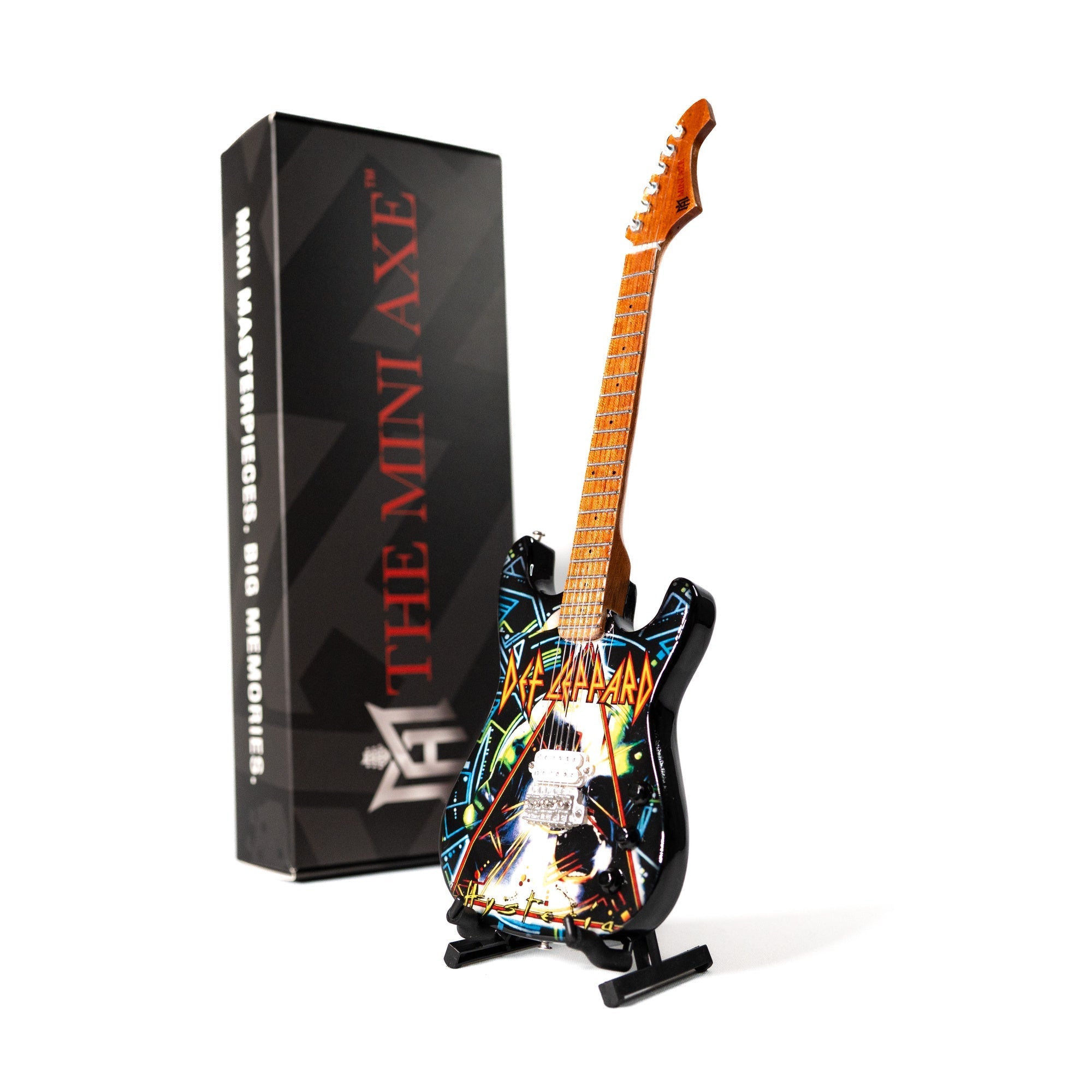 Def Leppard’s “Hysteria” Collectible Miniature Guitar The Mini Axe