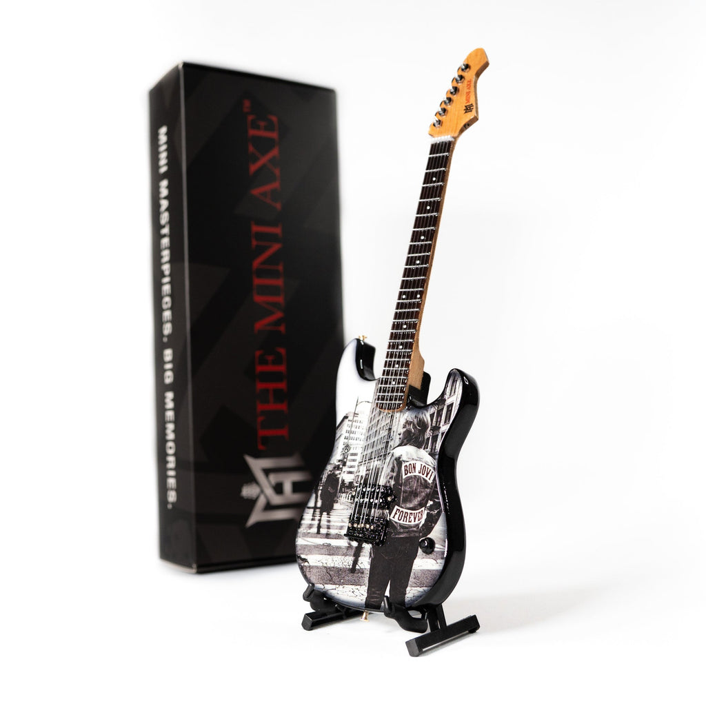 Bon Jovi Forever Album Miniature Guitar The Mini Axe