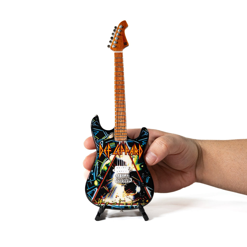 Def Leppard’s “Hysteria” Collectible Miniature Guitar The Mini Axe