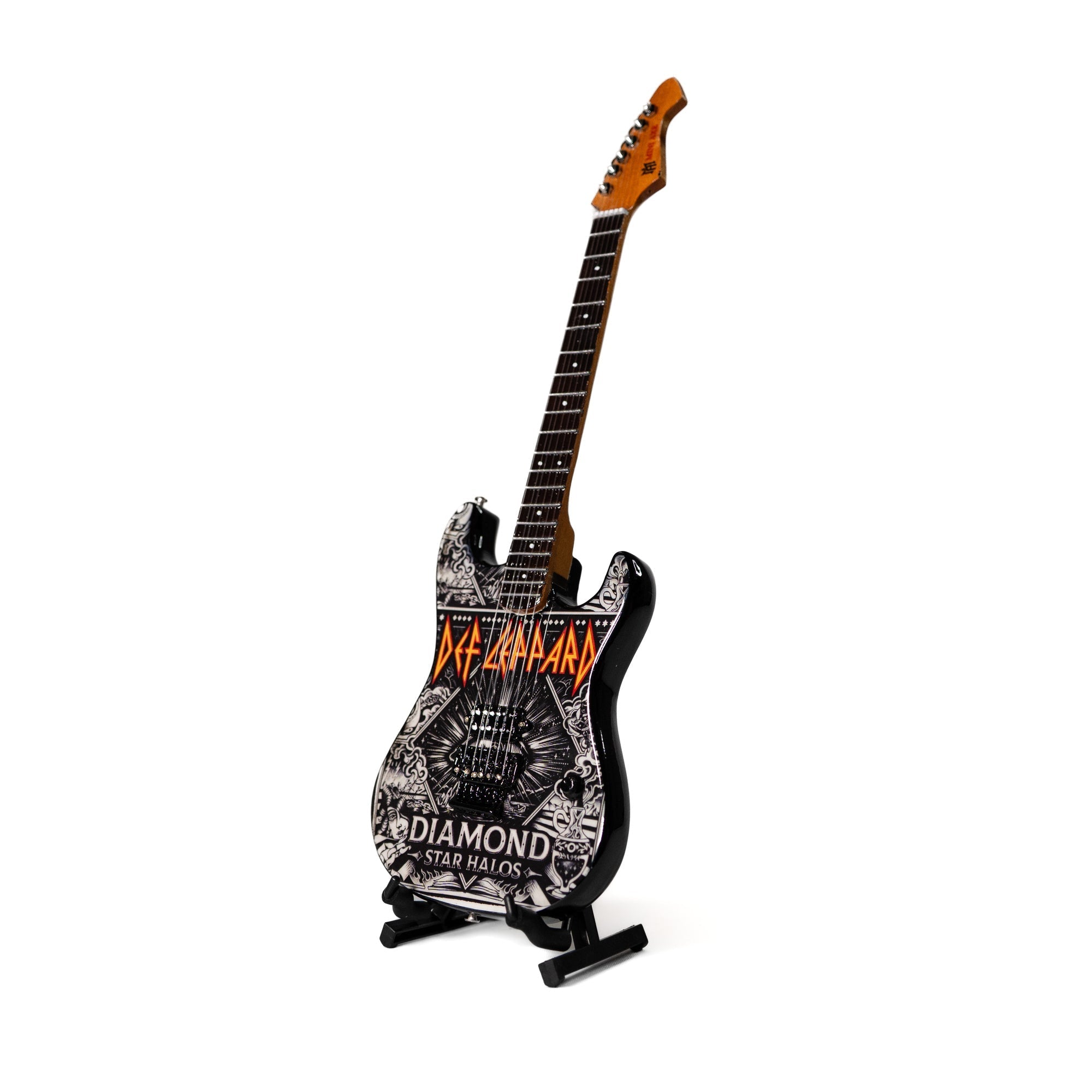 Def Leppard "Diamond" Collectible Miniature Guitar The Mini Axe