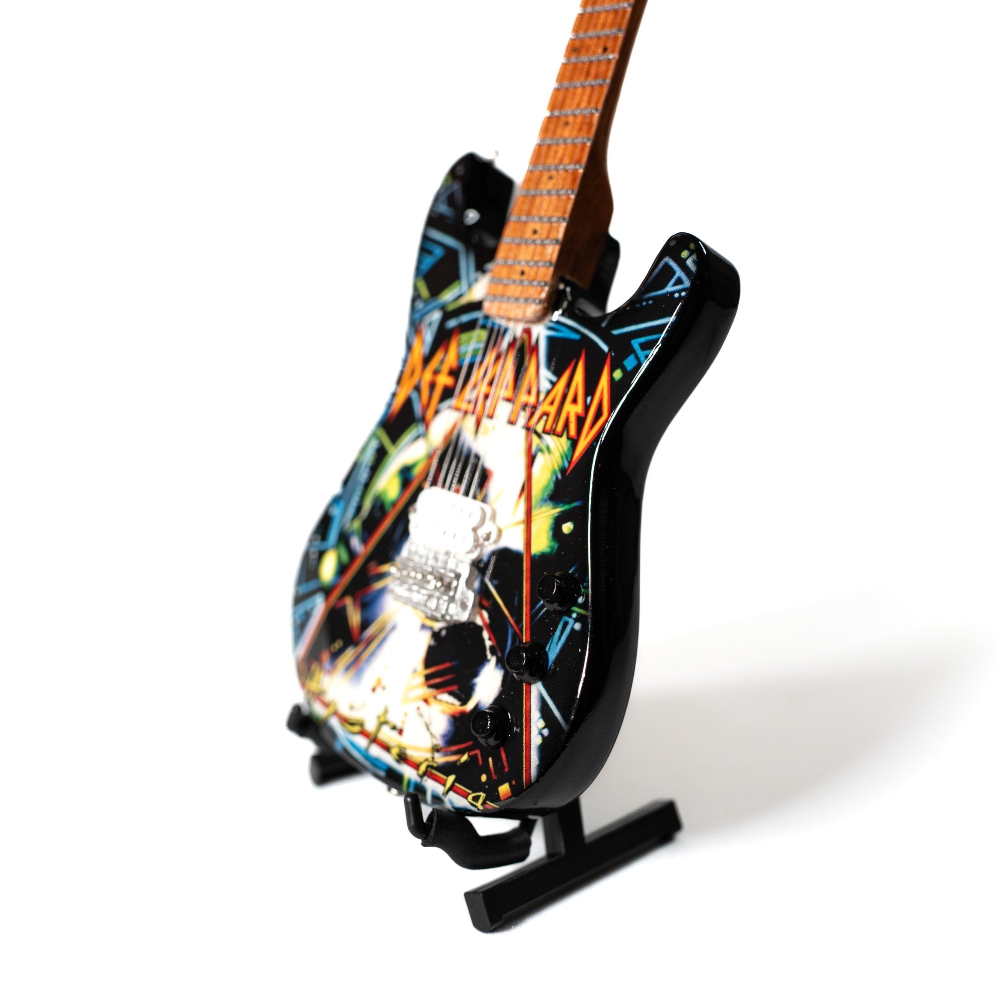 Def Leppard’s “Hysteria” Collectible Miniature Guitar The Mini Axe