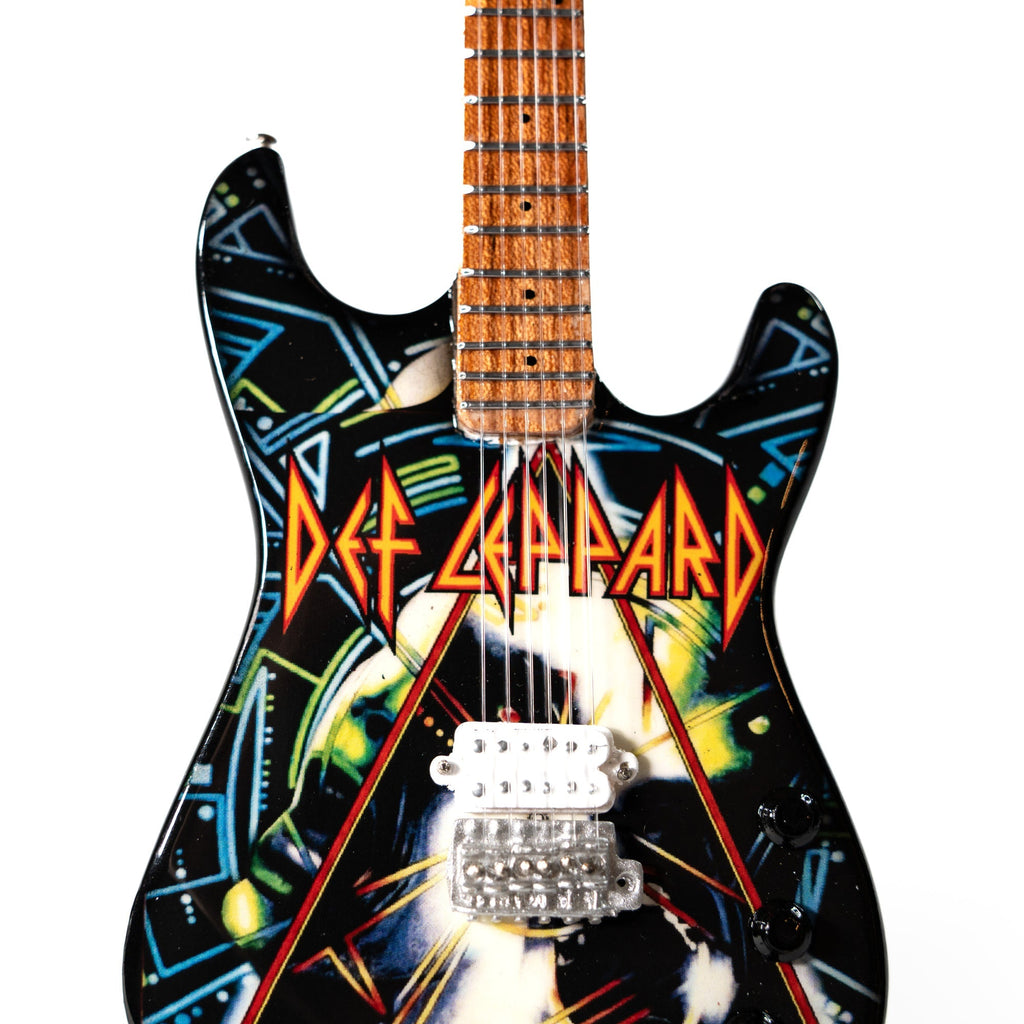Def Leppard’s “Hysteria” Collectible Miniature Guitar The Mini Axe