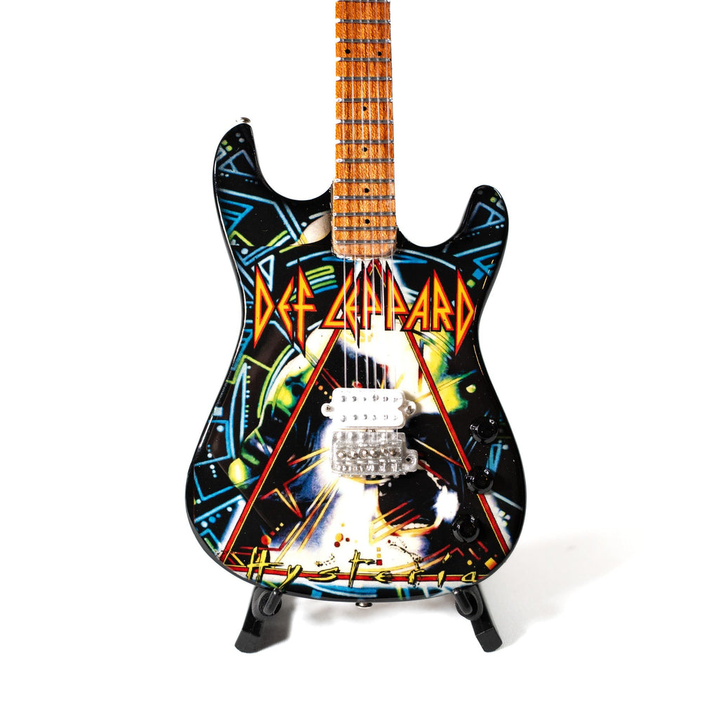 Def Leppard’s “Hysteria” Collectible Miniature Guitar The Mini Axe
