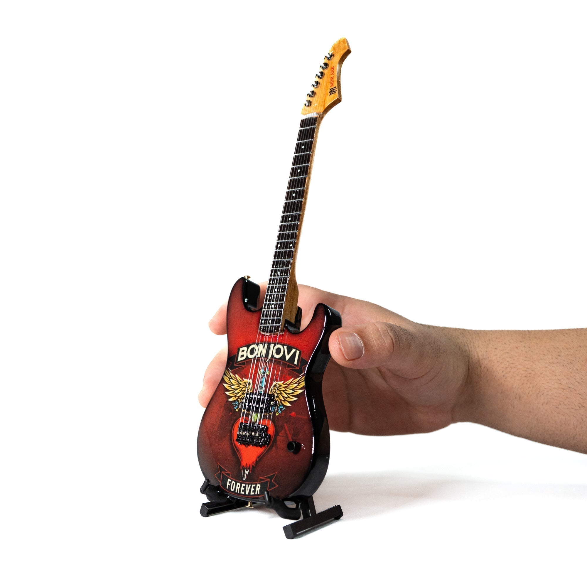 Bon Jovi Forever Tour Collectible Miniature Guitar The Mini Axe