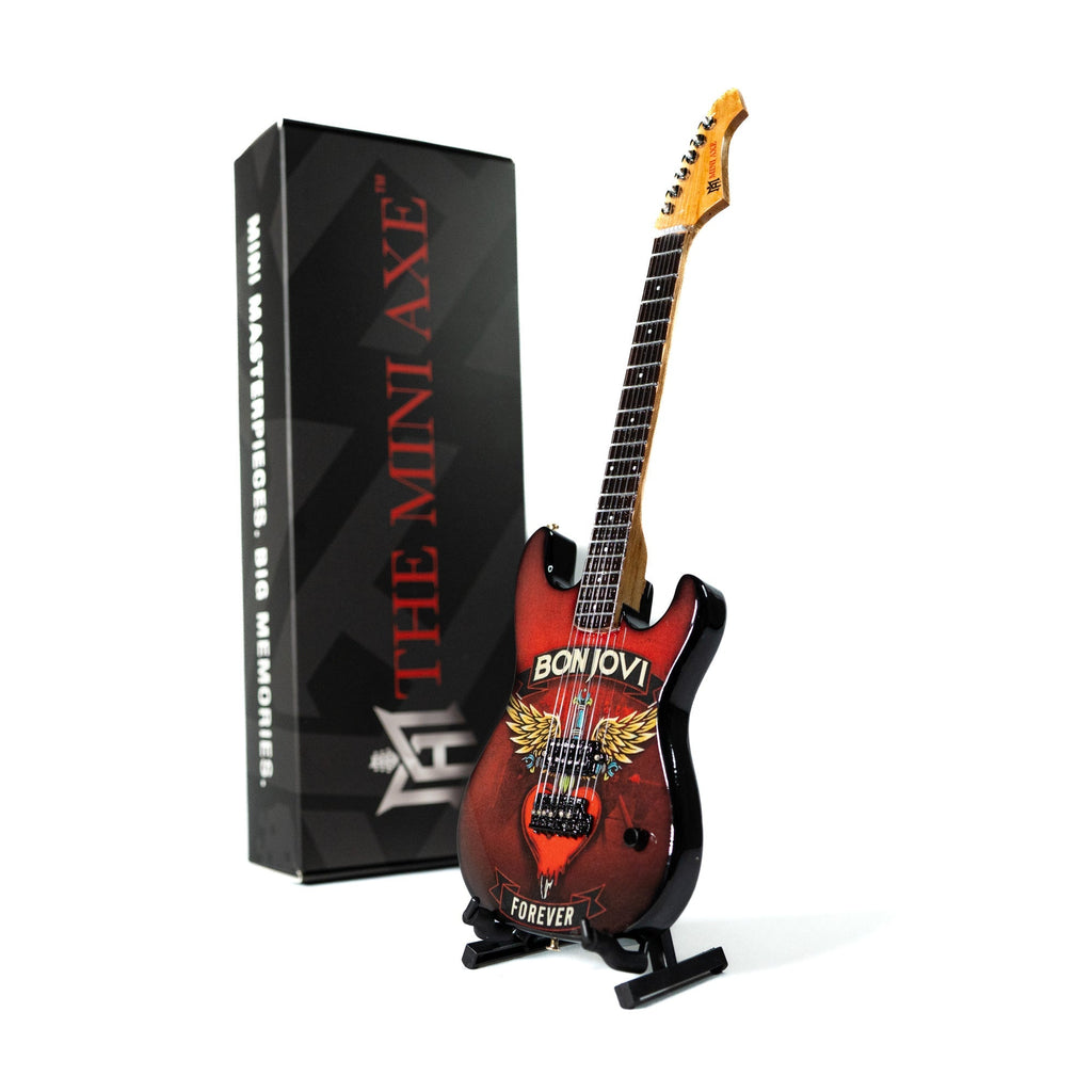 Bon Jovi Forever Tour Collectible Miniature Guitar The Mini Axe