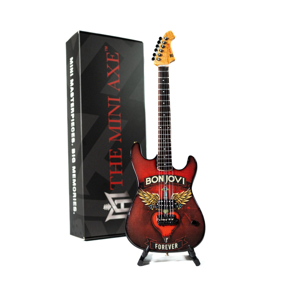 Bon Jovi Forever Tour Collectible Miniature Guitar The Mini Axe