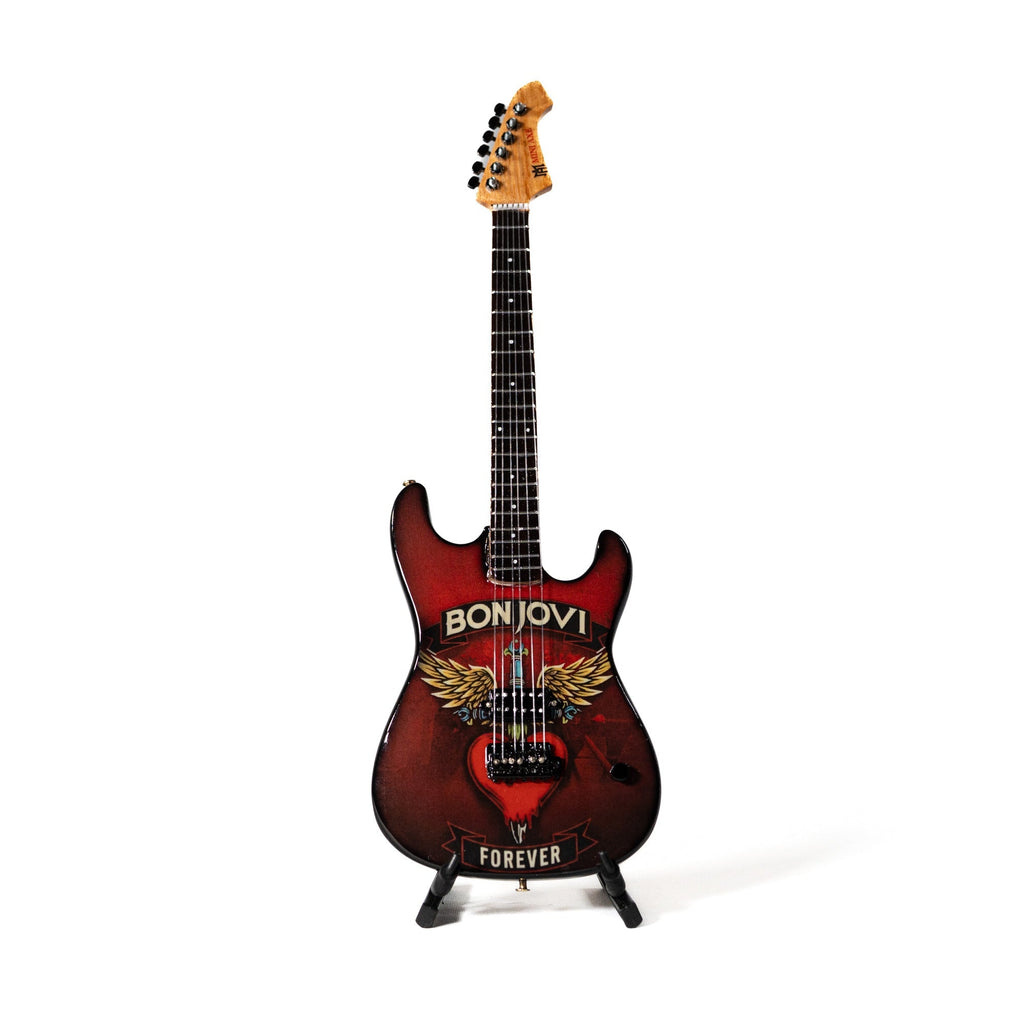 Bon Jovi Forever Tour Collectible Miniature Guitar The Mini Axe