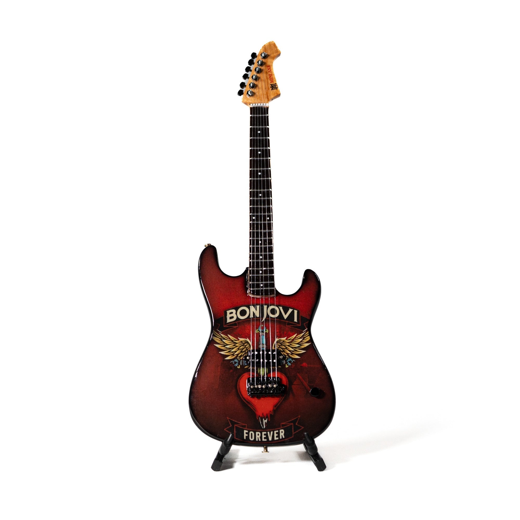 Bon Jovi Forever Tour Collectible Miniature Guitar The Mini Axe
