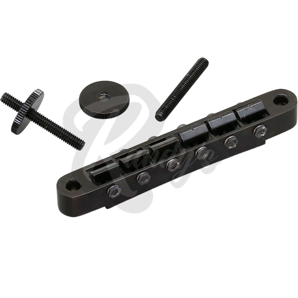 GE104B Nashville Tune-O-Matic Bridge w/ M4 Posts - Fits Gibson® Randy's LLC