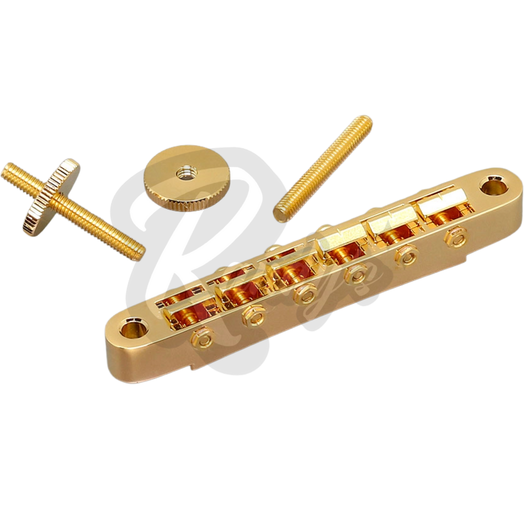GE104B Nashville Tune-O-Matic Bridge w/ M4 Posts - Fits Gibson® Randy's LLC