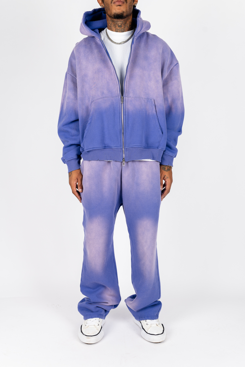 The Label Weathered Zip Up Superline