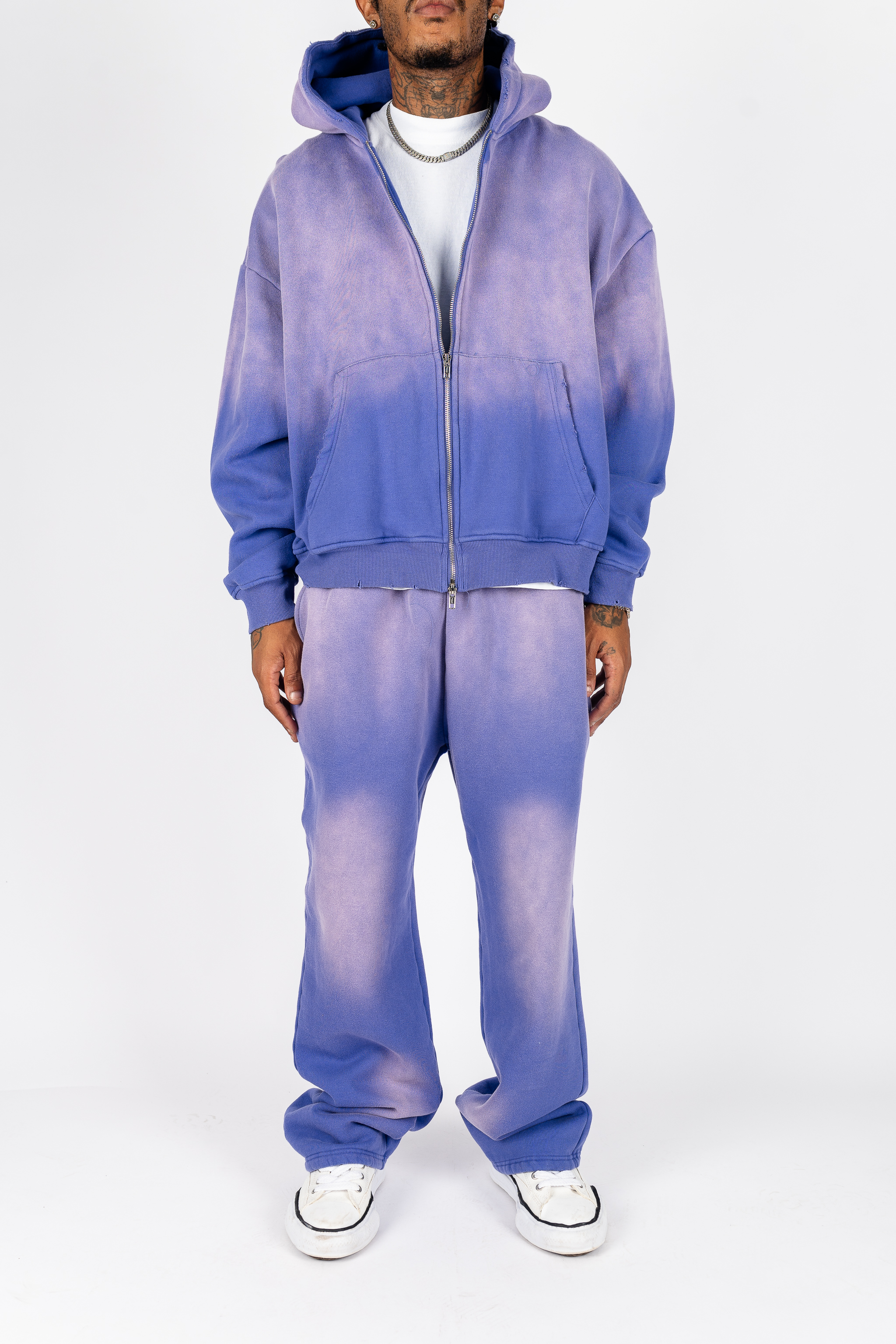 The Label Weathered Zip Up Superline