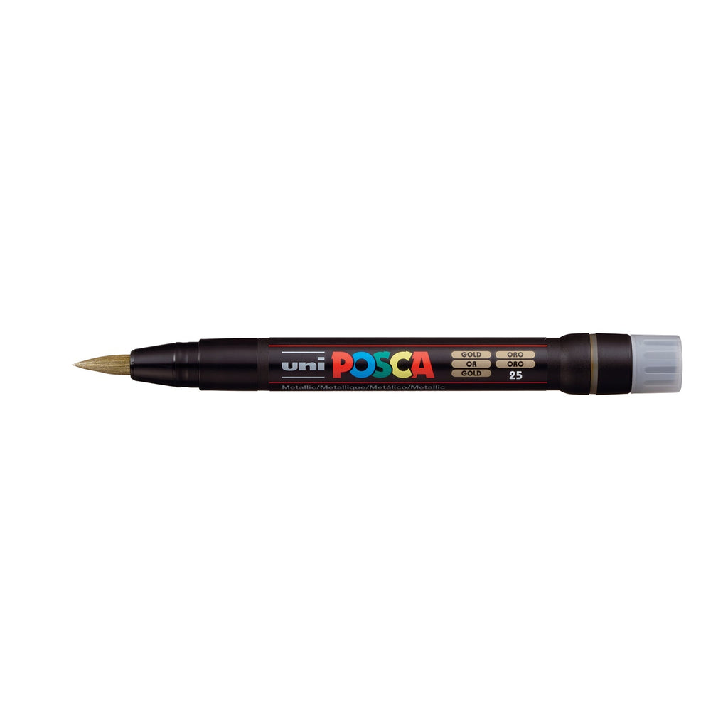 Posca Paint Brush Marker PC-350--Gold ShopSketchBox