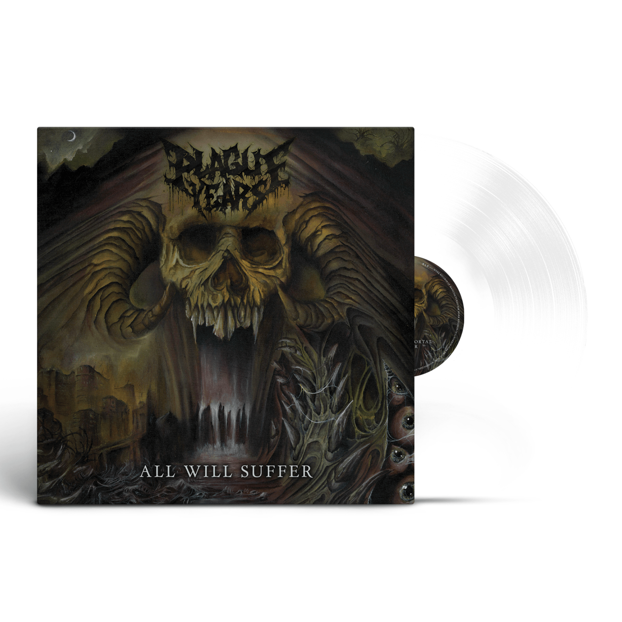 Plague Years - All Will Suffer EP Clear Vinyl LP MNRK Heavy