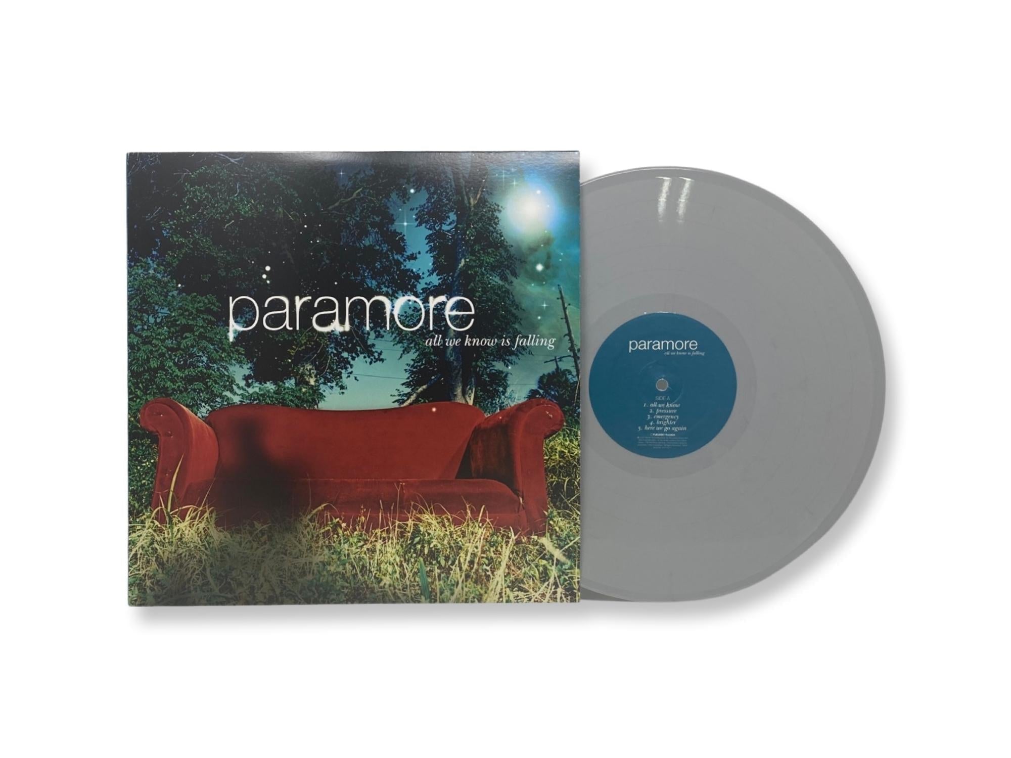 Paramore - All We Know Is Falling (Limited Edition Silver Colored Vinyl) [New Without Shrink] Pale Blue Dot Records