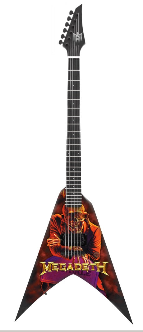 Megadeth - The Complete Megadeath Collectible Miniature Guitar Set – All 6 Official Designs The Mini Axe