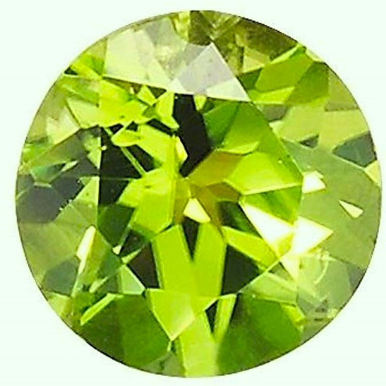 Peridot Round Cut Pakistan Gemstone Calibrated Natural Nice VS AA rocksolidfossils