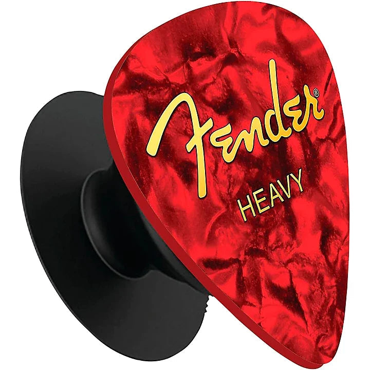 Fender guitar pick phone grip (Red) Pluginz Keychains