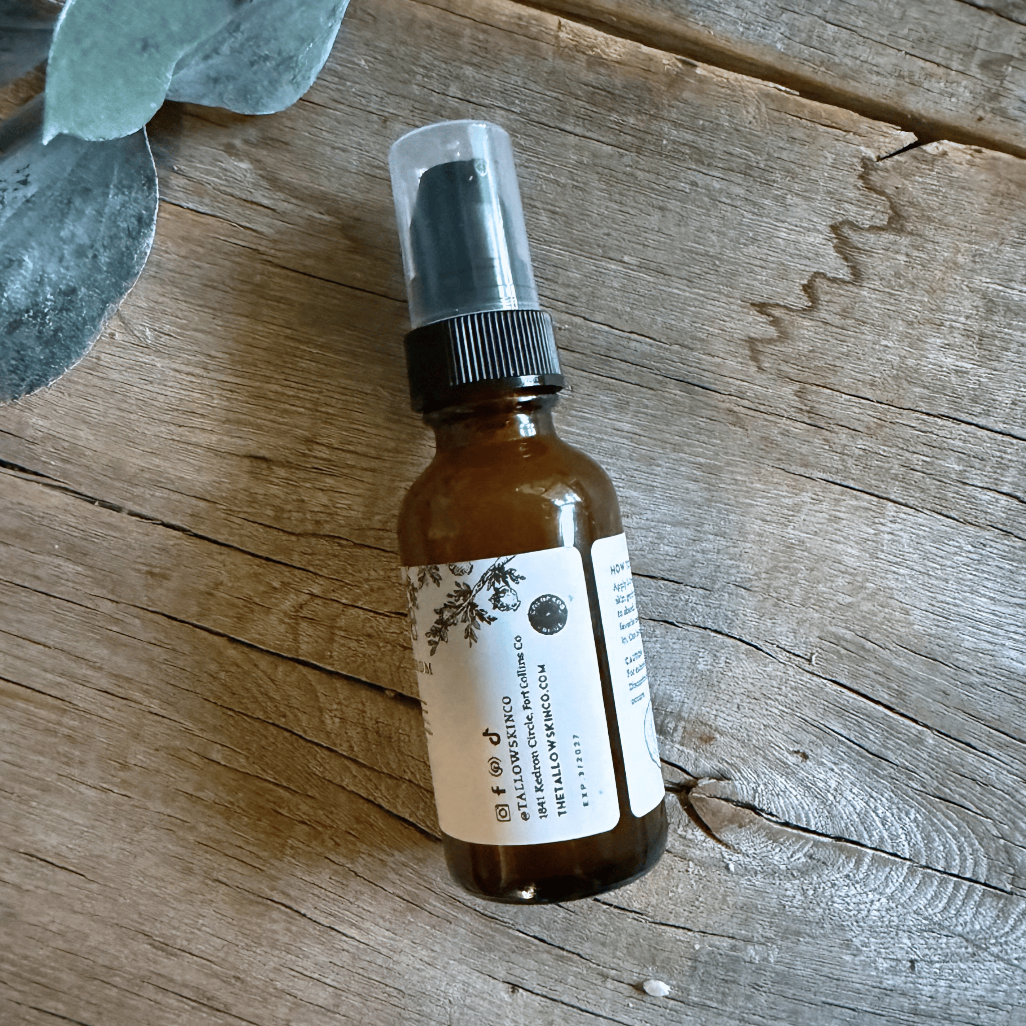 Photo Finish | Reishi & Pomegranate Firm & Lift Anti-Aging Serum Tallow Skin Co.