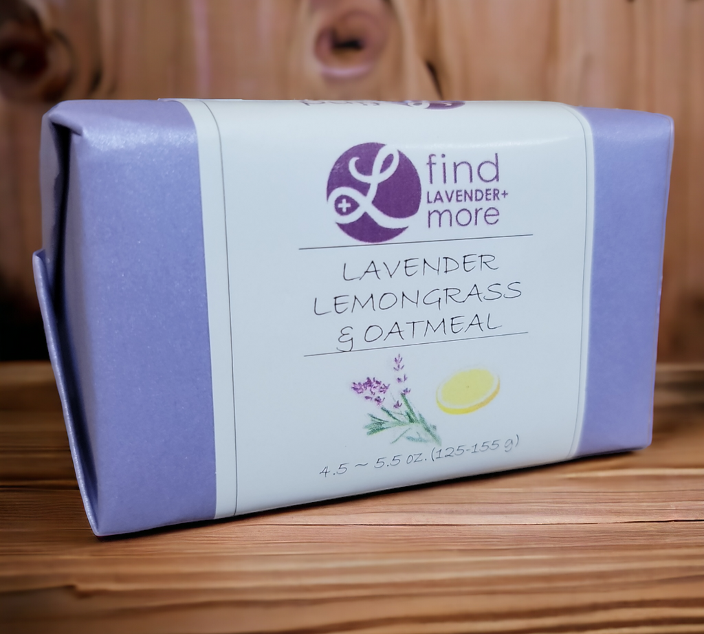 Handmade Lavender Soap Bars 4.5-5oz Natural Essential Oil Bath Findlavender.com