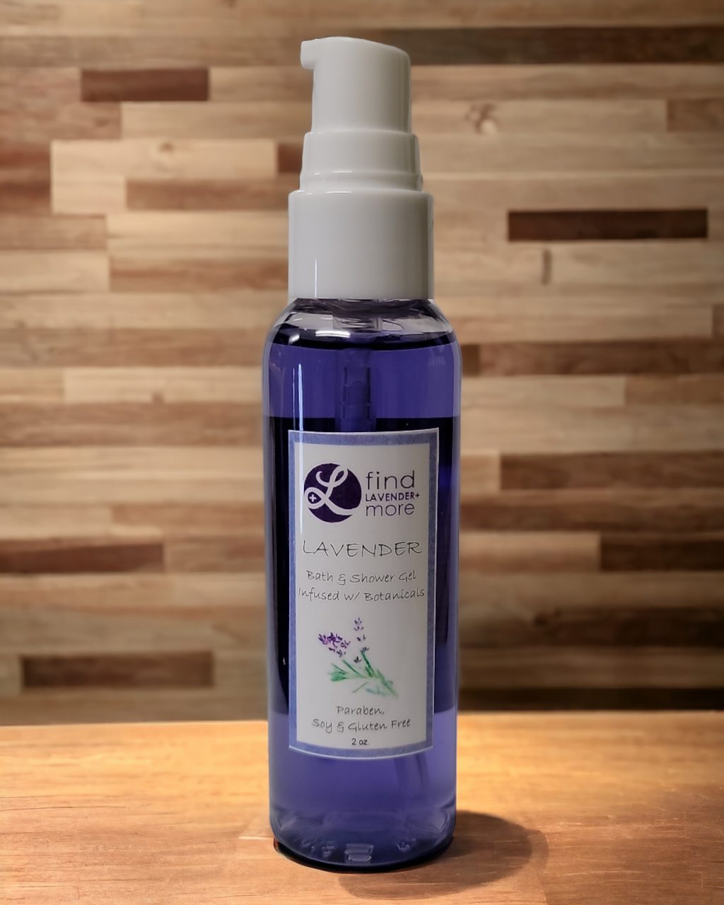 Lavender Bath Shower Gel Natural Aromatherapy Body Wash Findlavender.com