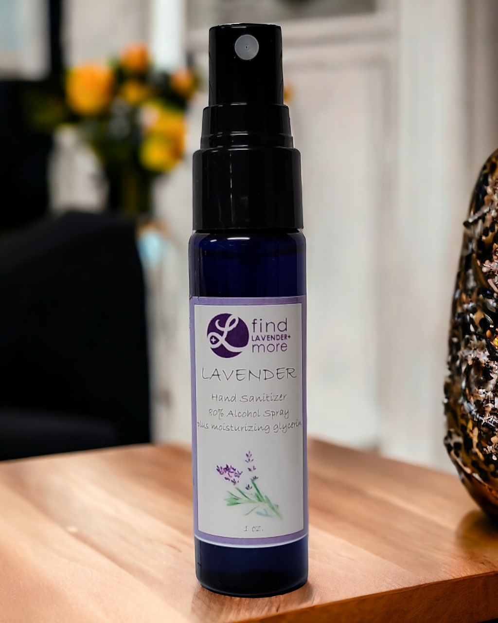 Lavender Hand Spray Sanitizer 3Pack Set Natural Scented Findlavender.com