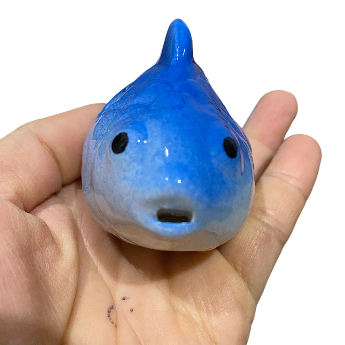 Ceramic Goldfish Ocarina Ocean blue Music Frog Co