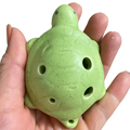 Ceramic Turtle Ocarina Green Music Frog Co