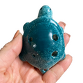 Ceramic Turtle Ocarina Ocean Green Music Frog Co