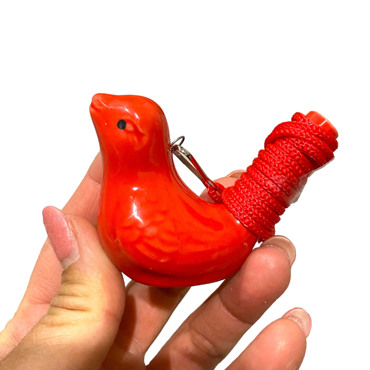 Ceramic Water Whistle Wind Instrument Red Bird Music Frog Co