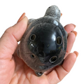 Ceramic Turtle Ocarina Ocean Black Music Frog Co
