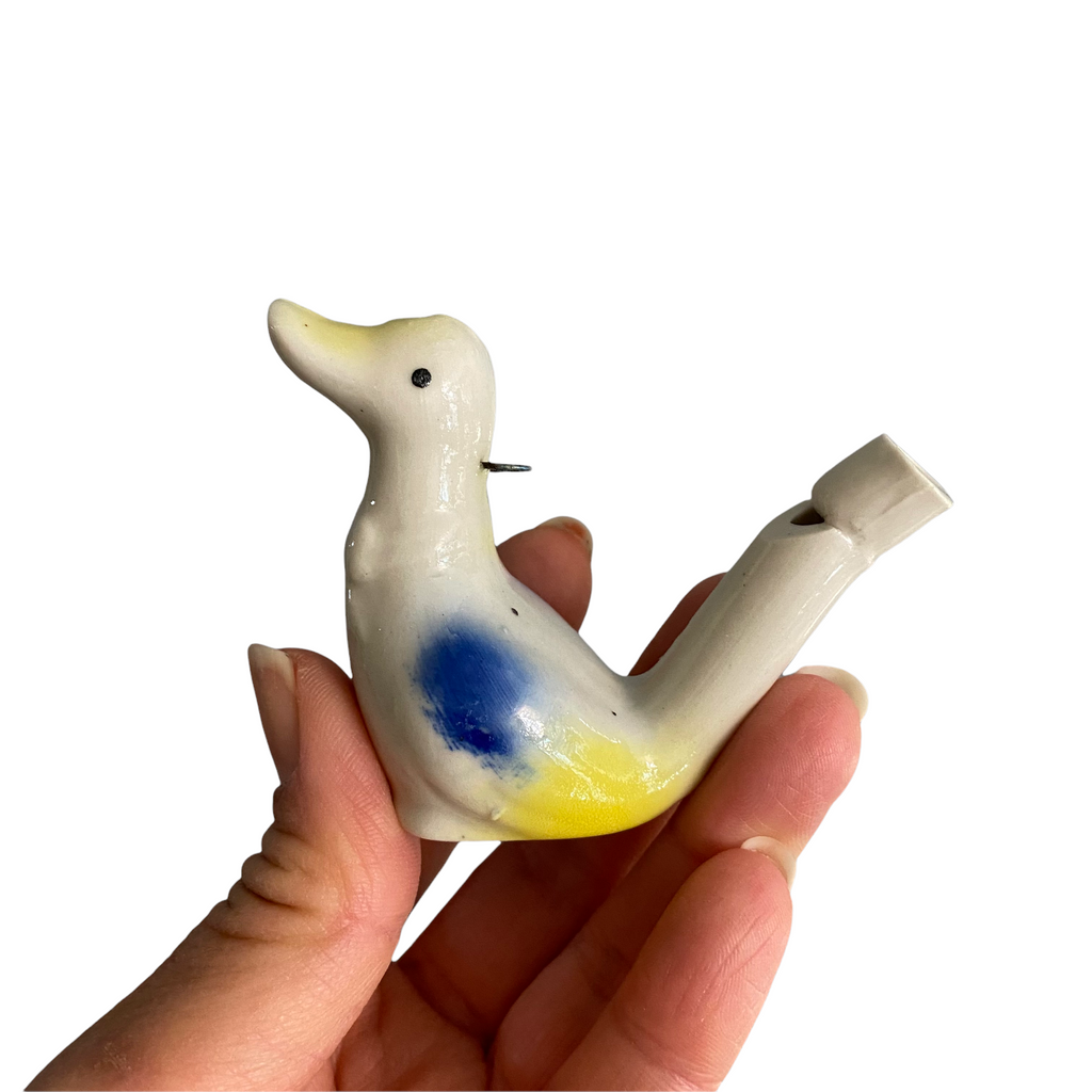 Ceramic Water Whistle Wind Instrument Duck Music Frog Co