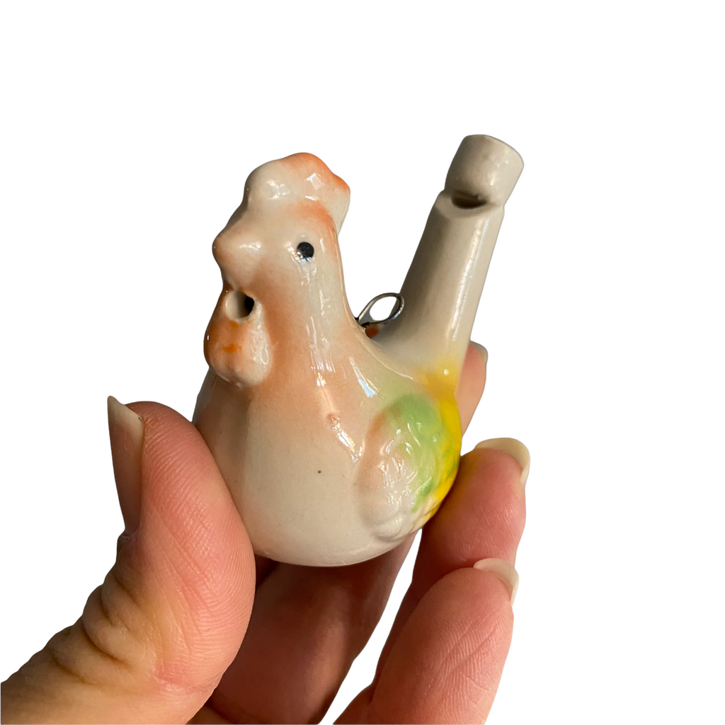 Ceramic Water Whistle Wind Instrument Rooster Music Frog Co