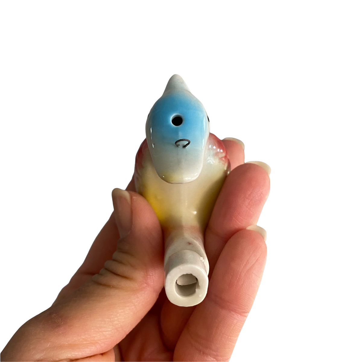 Ceramic Water Whistle Wind Instrument Bird (Crest) Music Frog Co