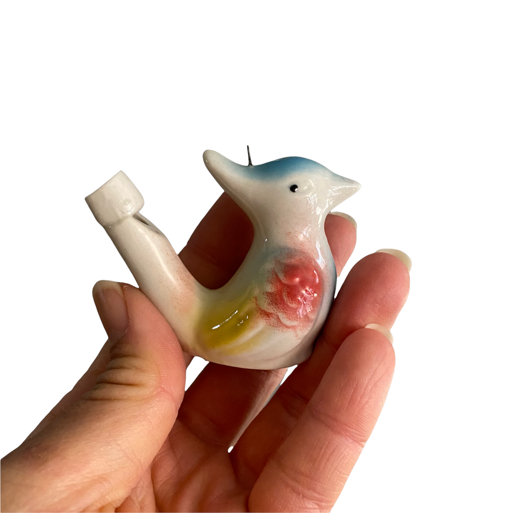 Ceramic Water Whistle Wind Instrument Bird (Crest) Music Frog Co