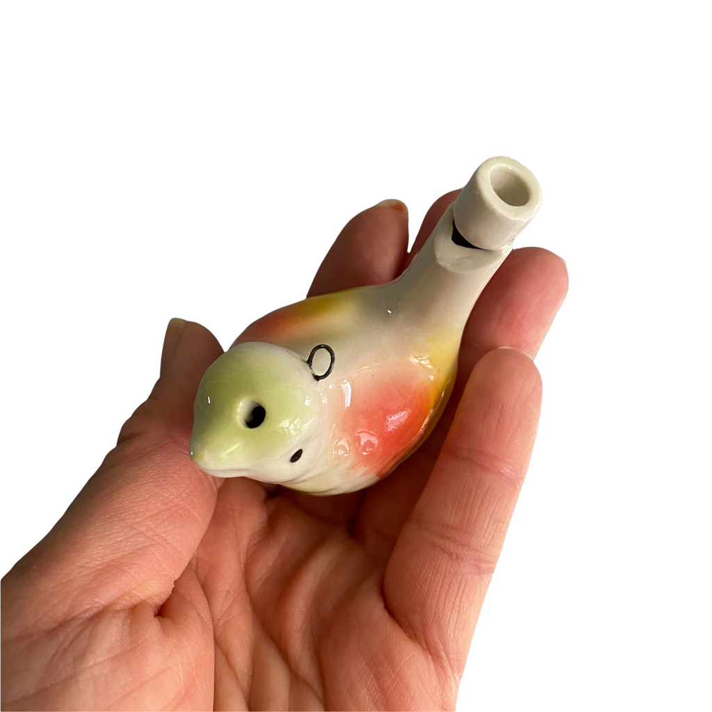 Ceramic Water Whistle Wind Instrument Bird Music Frog Co