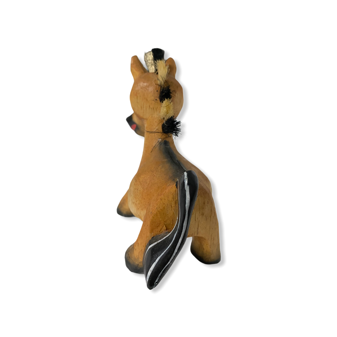 Wooden Farm Horse Decoration Figurine Music Frog Co