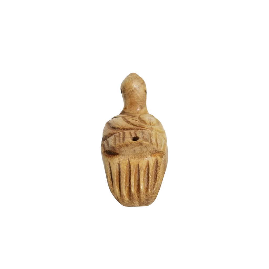 Wooden Musical Whistle Duck Noise Maker Percussion Figurine Music Frog Co