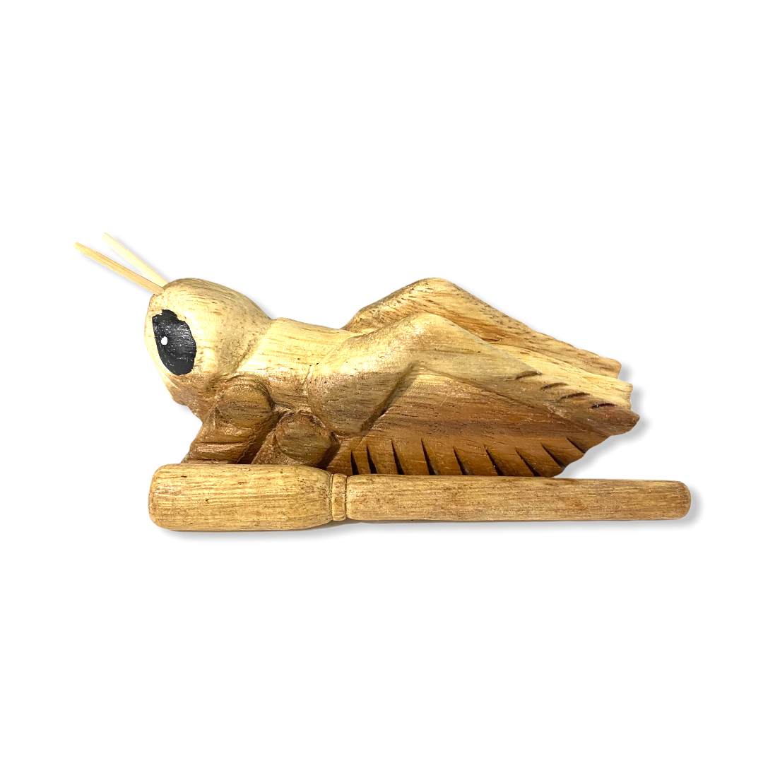 5" Wooden Musical Cricket Percussion Instrument Music Frog Co