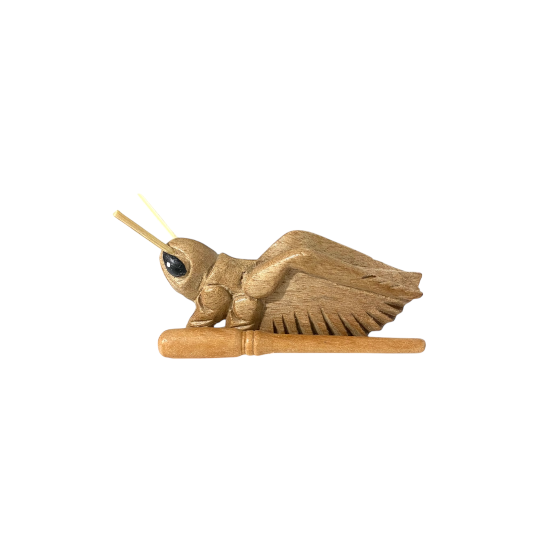 3" Wooden Musical Cricket Percussion Instrument Music Frog Co