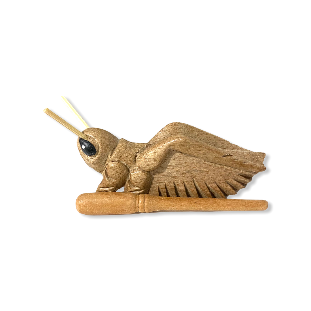 5" Wooden Musical Cricket Percussion Instrument Music Frog Co