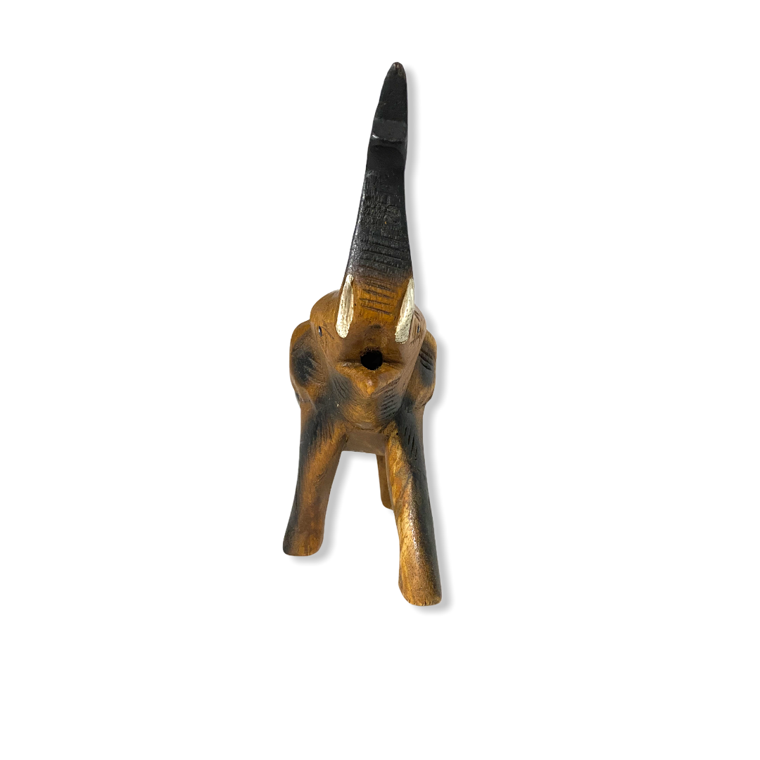 Oak Wooden whistle asian Elephant Music Frog Co