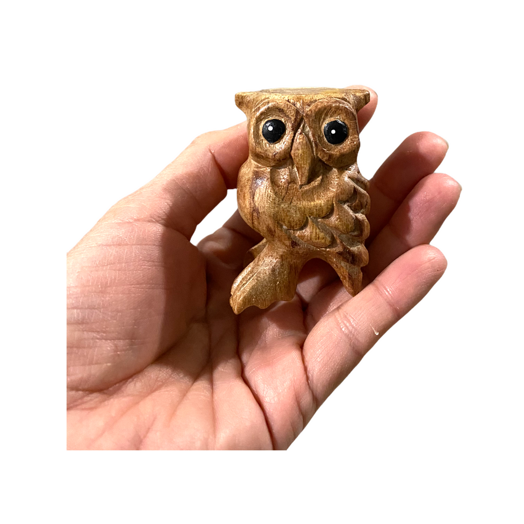 2" Wooden Musical Whistle Owl  Instrument Music Frog Co