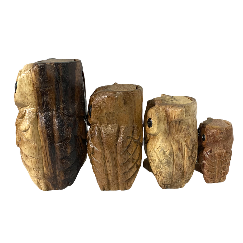 4" Wooden Musical Whistle Owl Instrument Music Frog Co