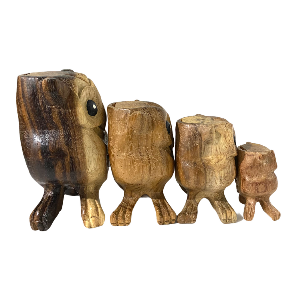 2" Wooden Musical Whistle Owl  Instrument Music Frog Co
