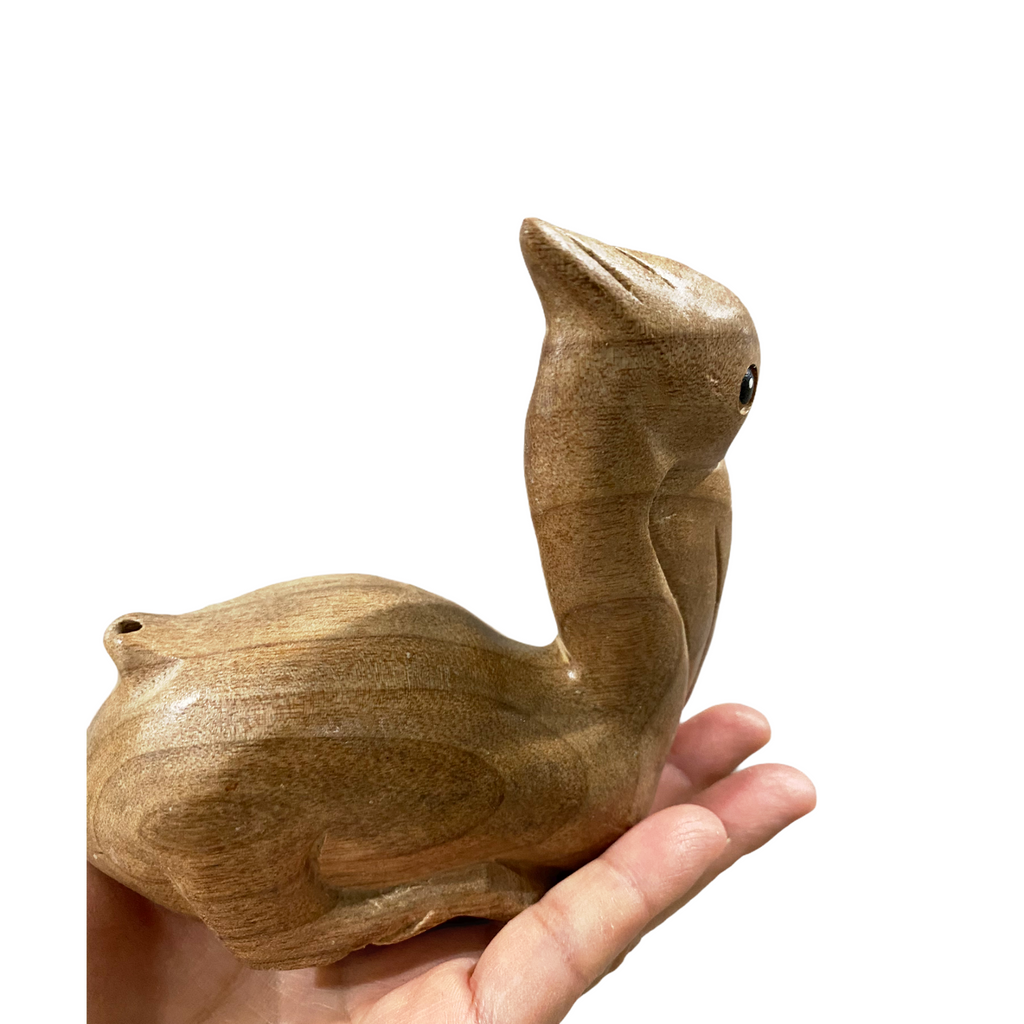Wooden Whistle Musical Pelican Percussion Instrument Music Frog Co