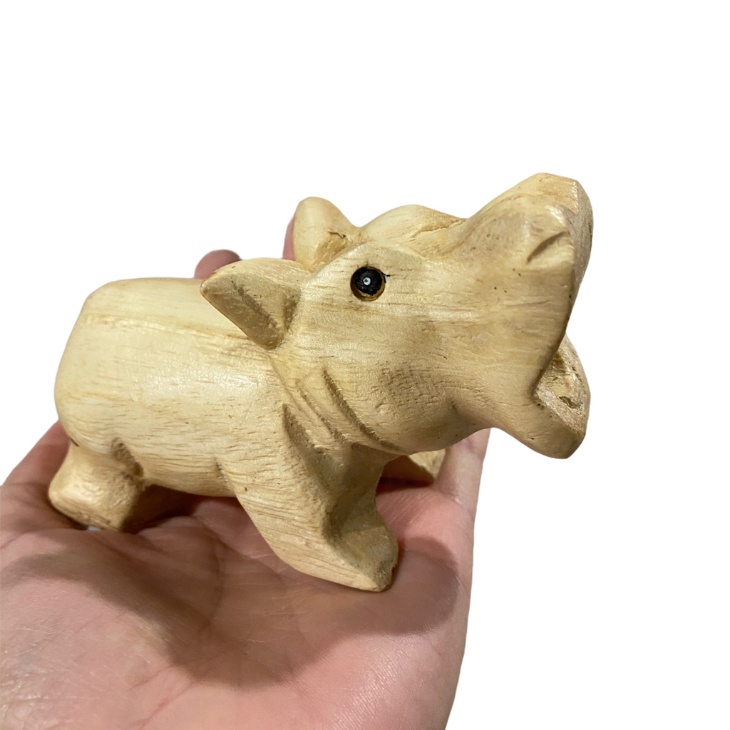 Wooden Musical Whistle Hippo Instrument Music Frog Co
