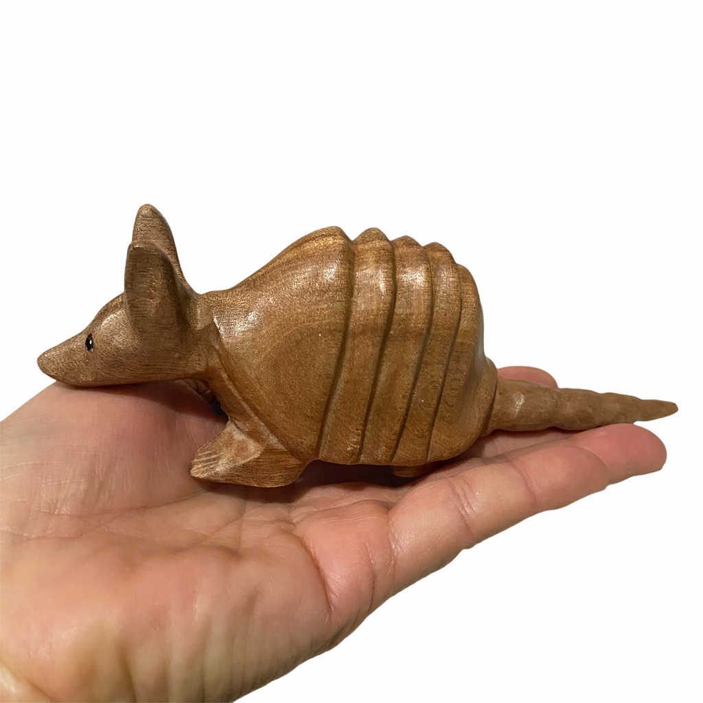 Wooden Musical Armadillo Whistle  Instrument Music Frog Co