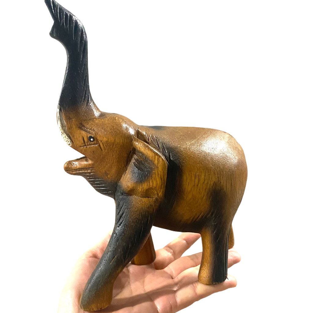 Oak Wooden whistle asian Elephant Music Frog Co